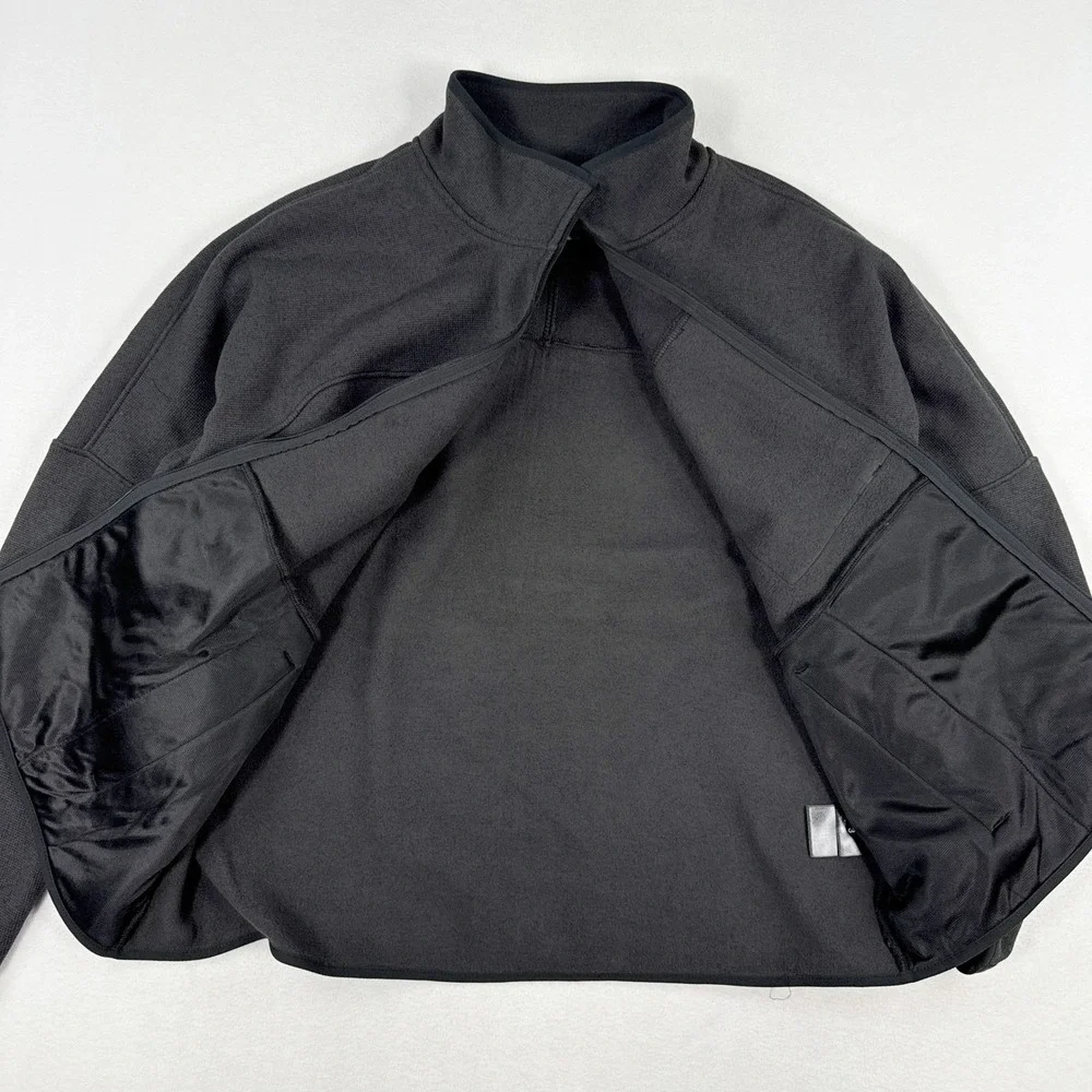 The North Face Front Range Fleece Jacket Size 3XL Men TNF Black Heather Full Zip